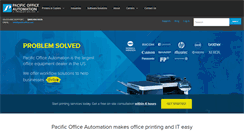 Desktop Screenshot of pacificoffice.com